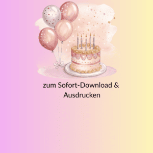 Geburtstagskarten zum Ausdrucken