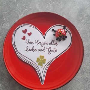Herzensgruß „Von Herzen alles Liebe und Gute“ – PDF-Druckvorlage